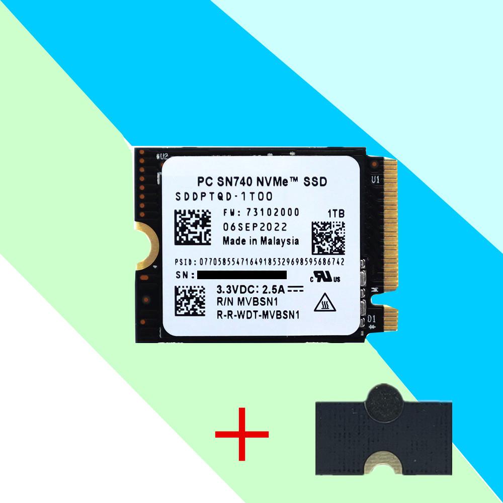 1T M.2 2230 2242 SSD NVMe PCIe4x4 PC SN740 For Steam Deck ASUS ROG Flow X Laptop