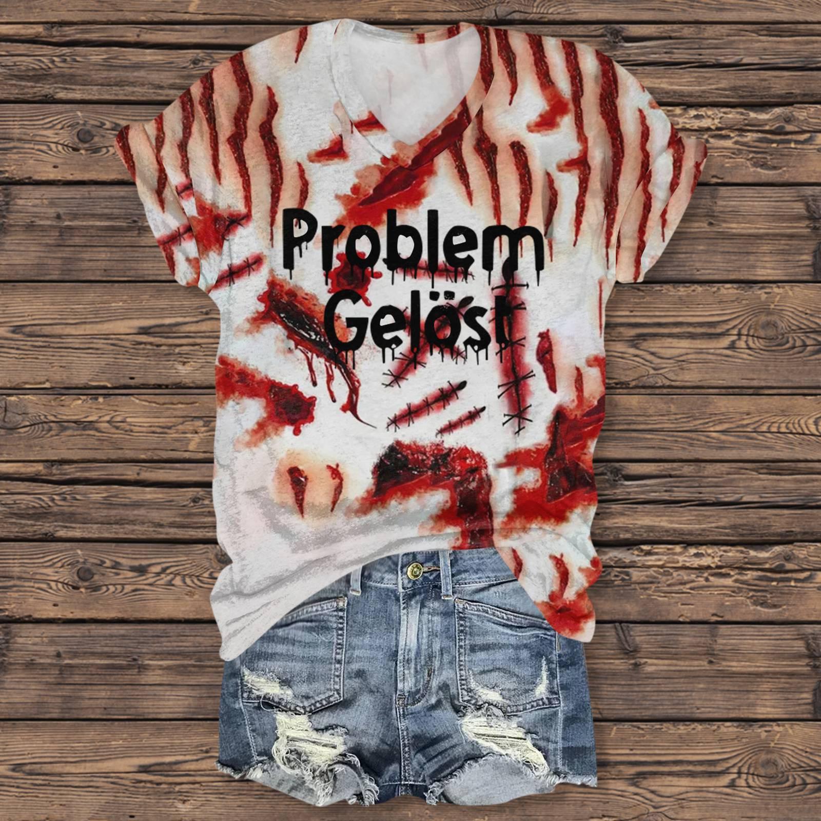 Женский модный повседневный топ с рукавом три четверти — фото 6