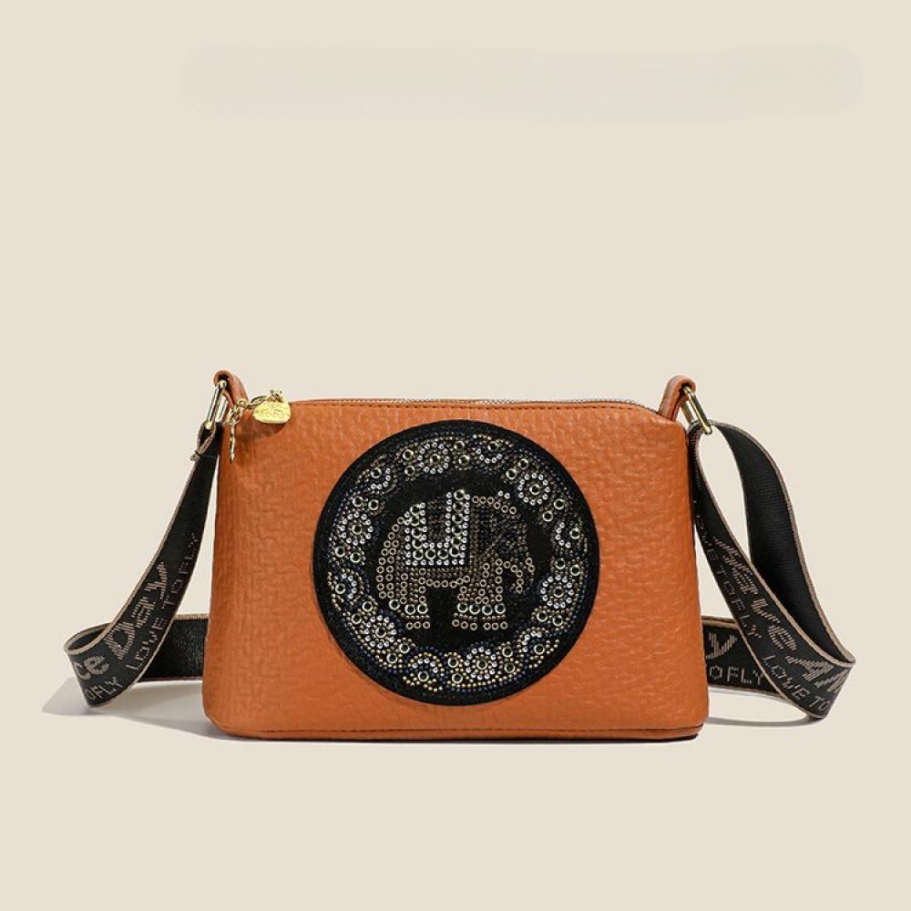 

Shoulder Bag For Women Purse- Fashion Crossbody Bags 2025 Winter Underarm Bag Small Square Satchel Handbag светло-коричневого