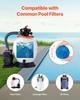 Pool Filter Balls for Sand Filter Pump Swimming Pool 4 Lbs Reusable Blue