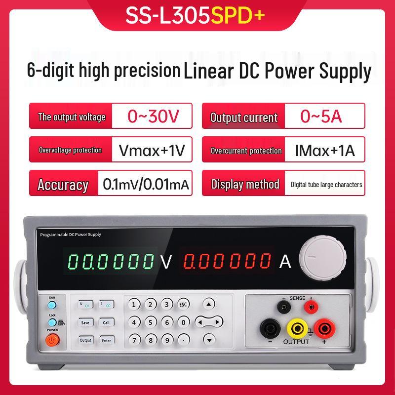 A-BF SS-L303SPD 5-Digit Programmable High-Precision DC Power Supply with Low Ripple