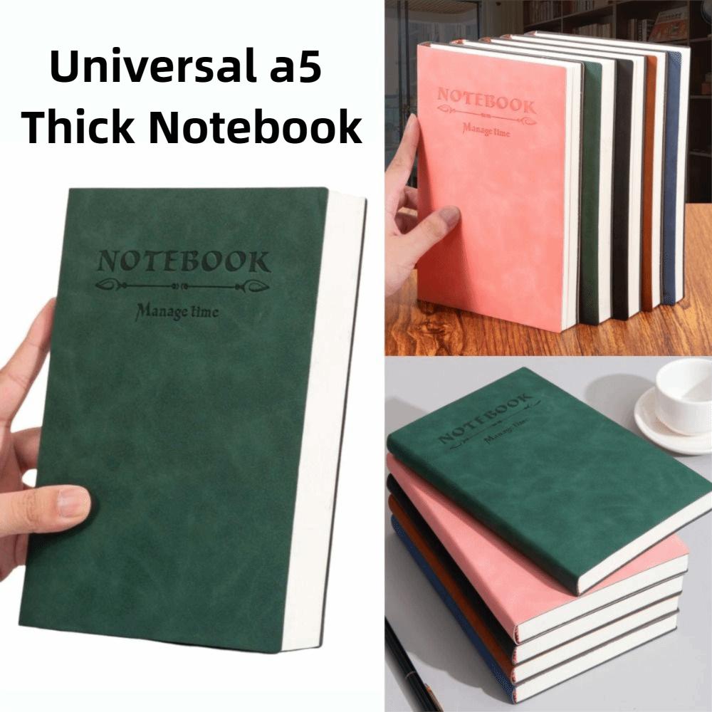Soft Business Memo Book Leather Surface Diary Notepad Thick Notebook Back To School