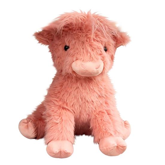 

Highland Cow Stuffed Animal Plush Toy Realistic Scottish Highland Cattle Design Soft Toy Soft Plush Decor 25cm C