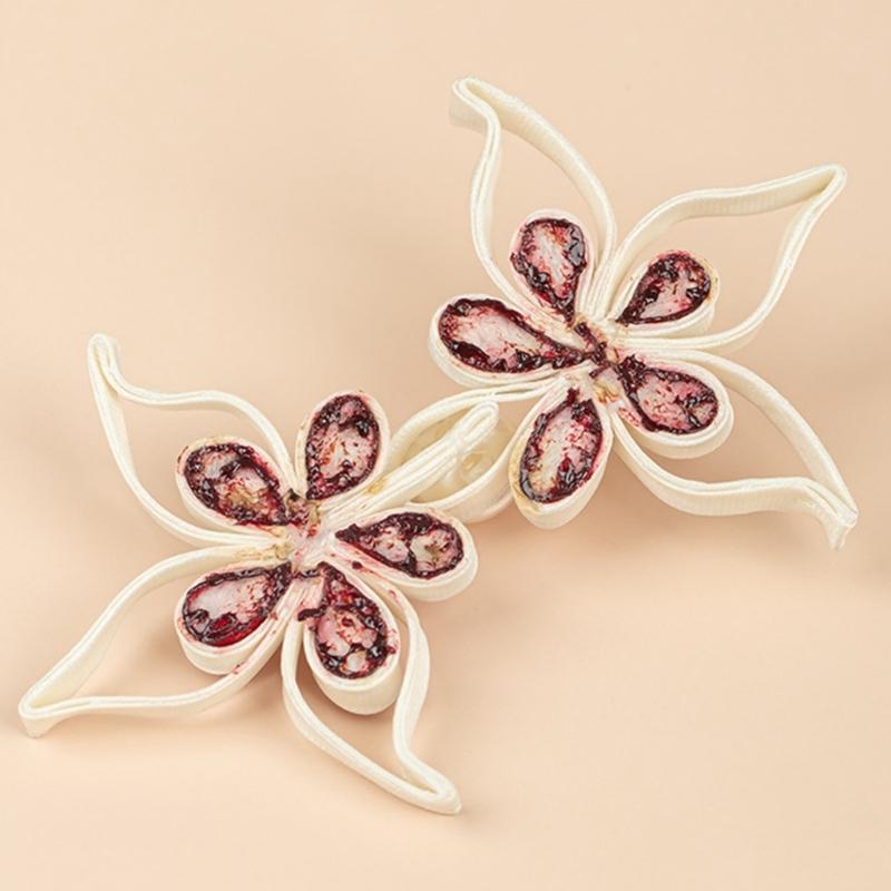 Traditional Cheongsam Knot Button Butterfly Shape Chinese Closures Buttons Sewing Fasteners for Clothing Embellishment
