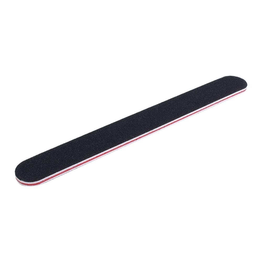 20pcs 100/180 Grit Double Sided Nail Files Black Nail Sanding File Pedicure Tool File  For Pedicure
