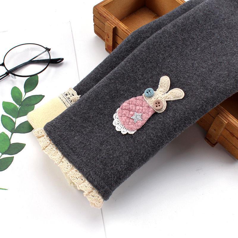 Warme Leggings aus Samt und Baumwolle für Mädchen – Herbst-/Winterhose für Babys, Kleinkinder und Kinder