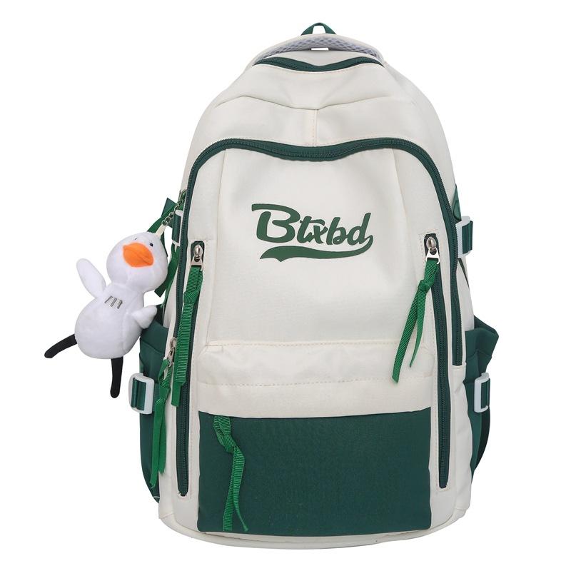 

Рюкзак великої місткості Жіночий туристичний рюкзак Чоловіча сумка Шкільний ранець для старшокласників зелений