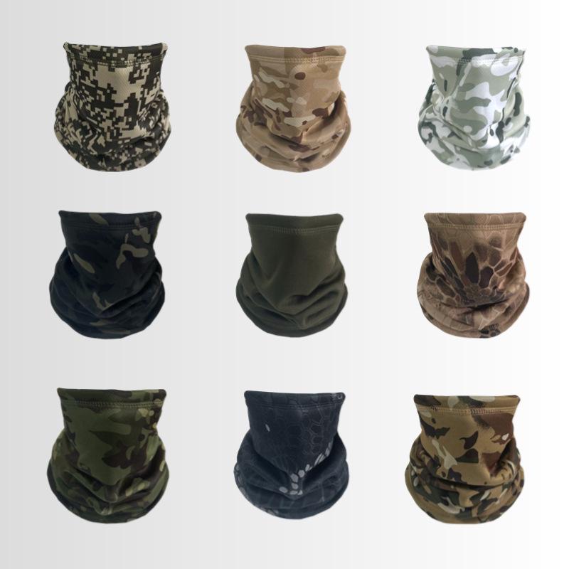 Autumn/Winter Windproof Fleece Neck Gaiter: Warm Thickened Face Mask for Cycling, Skiing, and Outdoor Cold Protection.