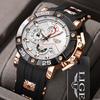 Fashion Silicone Watch For Men Military Sports Waterproof Men's Quartz Wristwatches Casual Quartz Chronograph Montre Homme