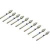 10 Pcs/set Dental Diamond Burs Drills Polishing Whitening Product Dental Burs for High Speed Handpiece FO-25