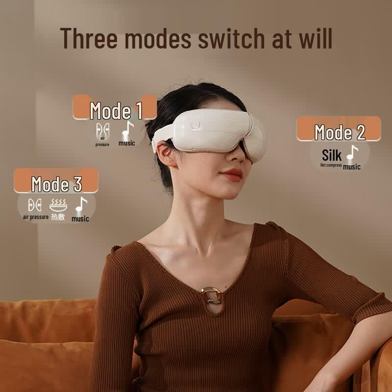 HEZHENG Foldable Eye Massager with Heat CN Plug (adapter Included)