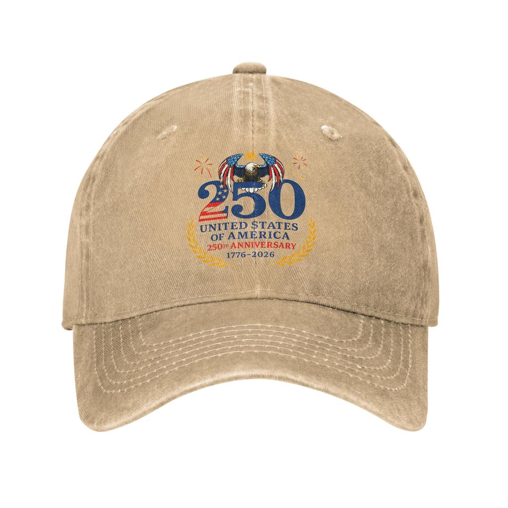 United States of America 250th Anniversary 17762026 Trucker Hats Outfit For Men Women Baseball Cap  Vintage Headwear Sun Caps