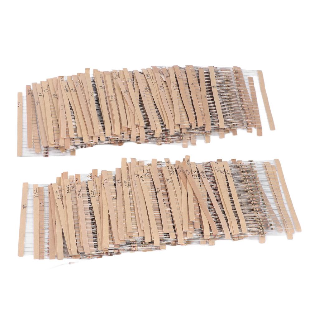 3120Pcs Carbon Film Resistor Assortment Kit 156 Values 1 Ohm ?10M Ohm  with 5percent  14W for DIY Projects and