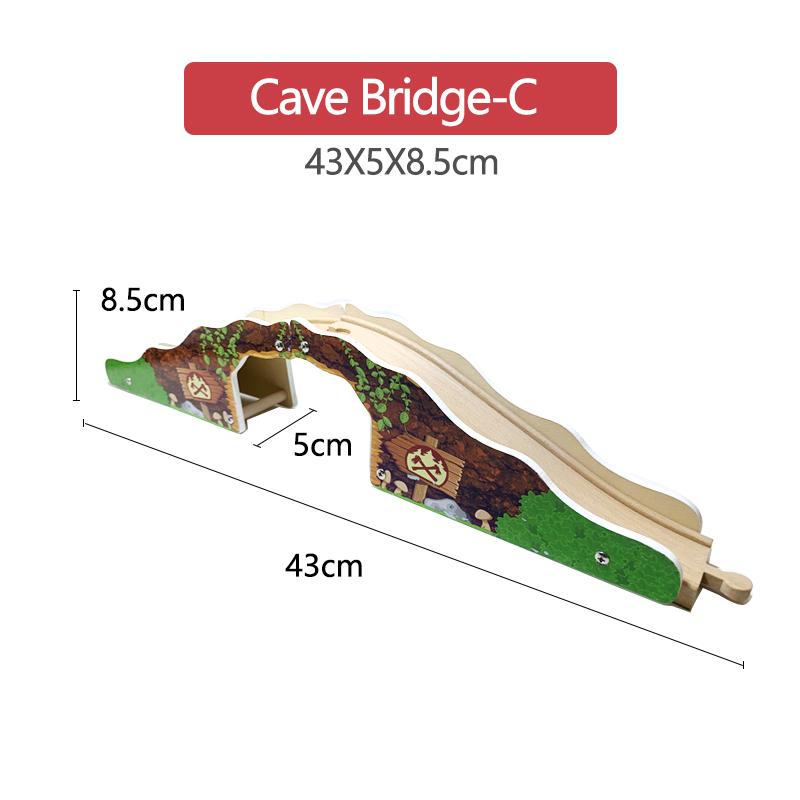 

Мост Деревянный поезд Трек Аксессуары Детский поезд Транспорт Трек Мальчик Игрушки Совместимость С Деревянные Треки Машины X30