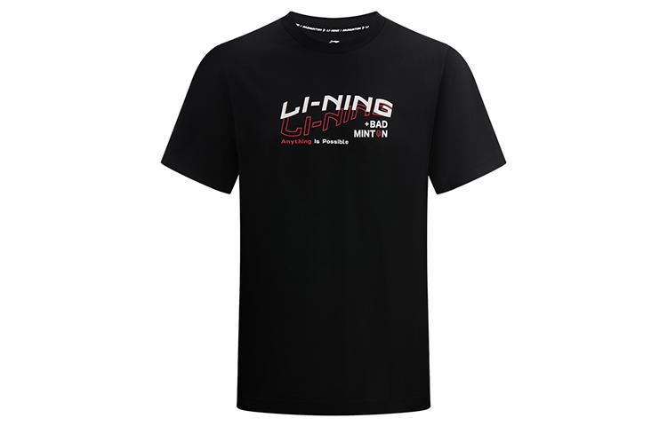 Li Ning Badminton Collection Regular T Shirt Unisex Black AHST357-3 L