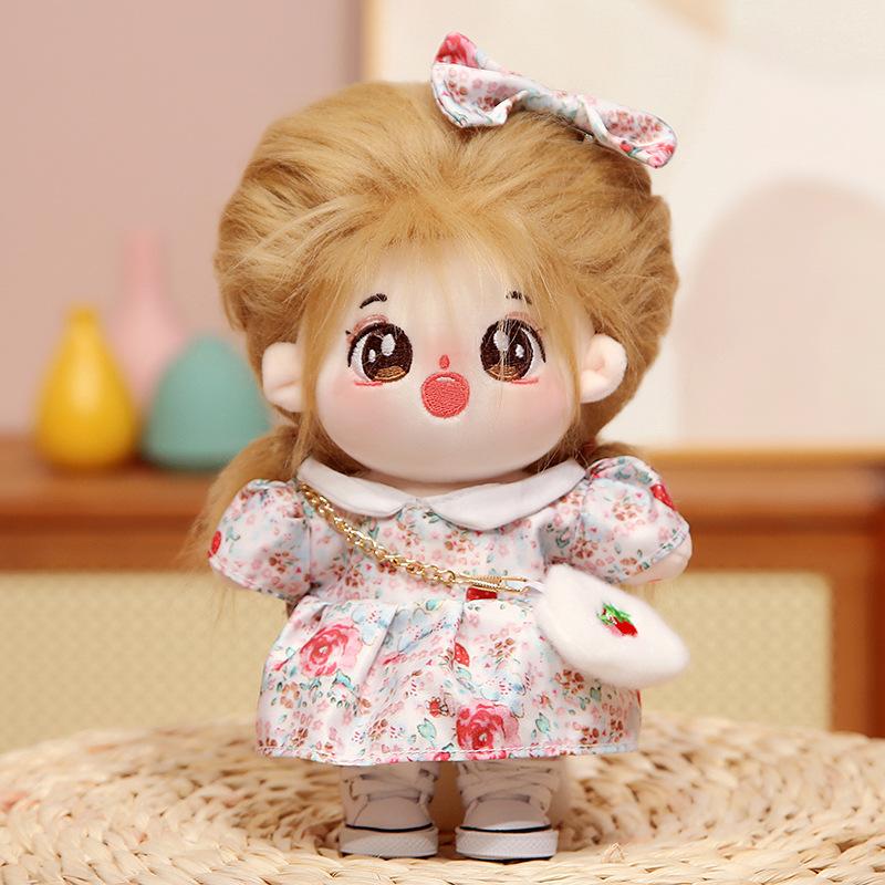 20cm Cotton Doll Clothes Skirt Plush Doll Girls Can Change Clothes Dolls To Give Gifts To Girls Best Friends