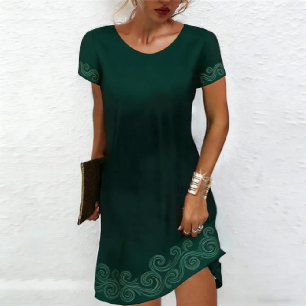 Simplicity Women's Homewear Women Nightdress Short Sleeve Dresses Loose Fit Nightwear Home Clothes Loungewear Dresses Party Dress