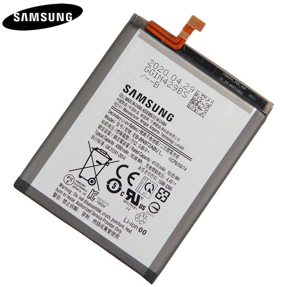 Originální nabíjecí lithiová baterie pro Samsung GALAXY Note 10+ Note10Plus SM-N975N SM-N975F SM-N975F/DS SM-N975U EB-BN972ABU Baterie do telefonu 4300mAh