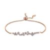 Daughter Birthday Gift 18K Rose Gold Women Wedding Bracelets 0.585CT Moissanite Diamond Girl Valentines Day Present Fine Jewelry