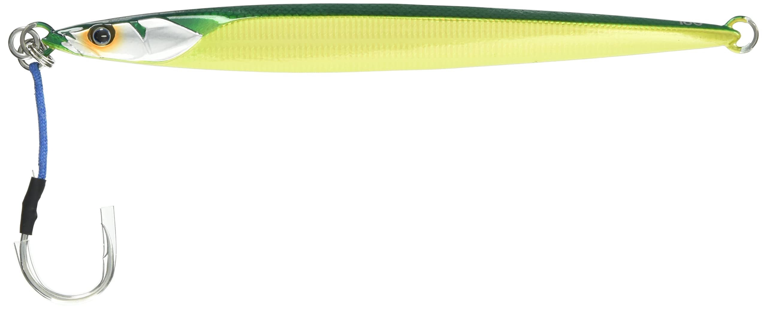 JACKALL Metal Jig Bumbles Jig 180g G208 Green Border Holographic Semi-Long Gold/Slim
