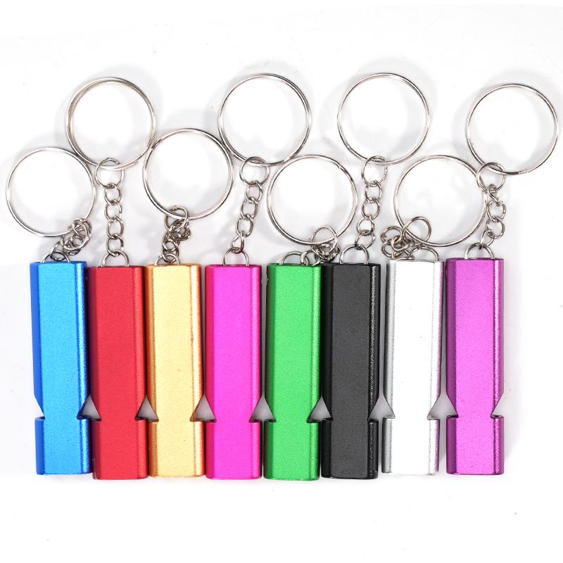 Birds Training Whistle Aluminum Alloy Survival Whistle Portable Emergency Keychain Whistle Pet Bird Parrot Training Tools