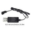 Universal 3.7V 500mh USB Charging Cable with SM2P Connectors Lithium Battery Charging Cable for Remote Control Car