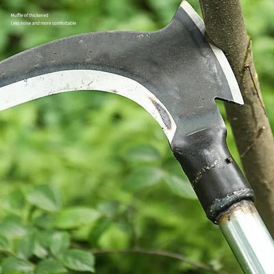 Hochmanganstahl-Sense Multifunktionale Doppelsense Holz hacken Holz schneiden Unkraut jäten Sense Garten Landwirtschaftliches Werkzeug