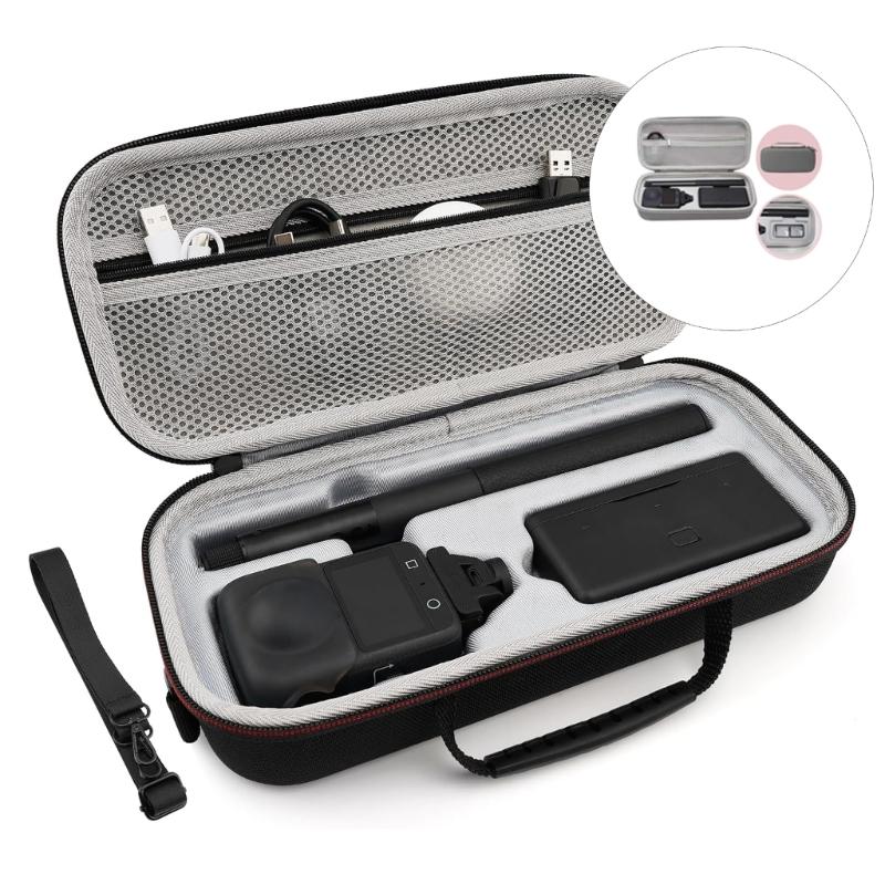 Protective Case For OSMO360 Camera Cover Waterproof Storage Box with Mesh Pocket Inner Compartments Comfortable Fit