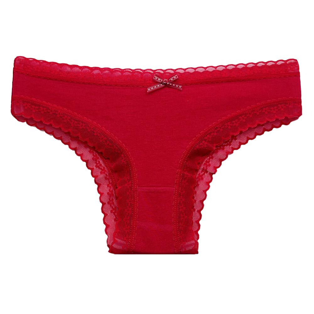 5 Pcs/Kit Women Cotton Panties Sexy Lace Lingerie Low Waist Underwear Girls Briefs M-XL Underpant