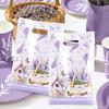10/20/50pcs Purple Lavender Candy Gift Bags Floral Butterfly Tote Bags for Wedding Birthday Seasonal Spring Party Favor Supplies
