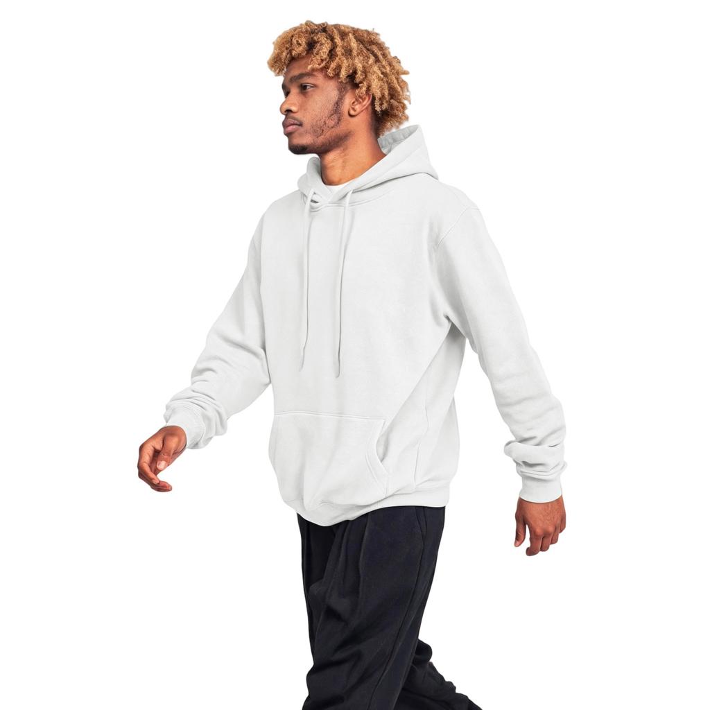Men's Casual Hooded Hoodie with Large Front Pocket Long Sleeve Color