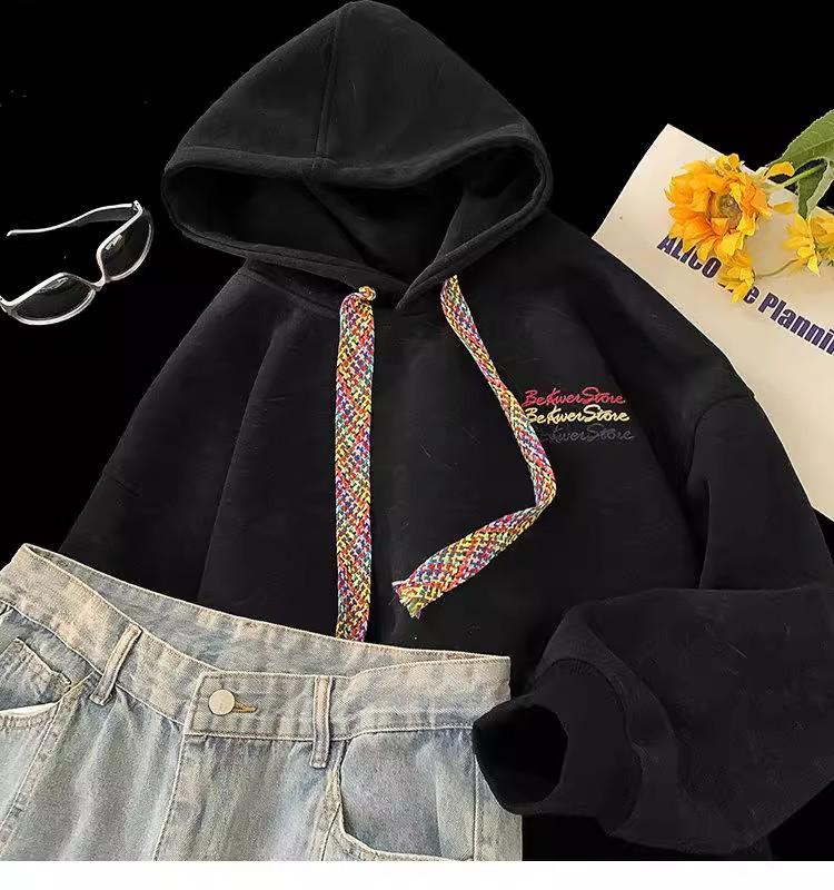 Men's Heavyweight Embroidered Hoodie - Versatile, Loose, Casual Sports Jacket for Autumn and Winter