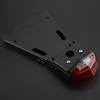 Motorcycle Tail Mount License Plate Rear Lamp Taillight Bracket for 14 18 BMW R Nine T Red