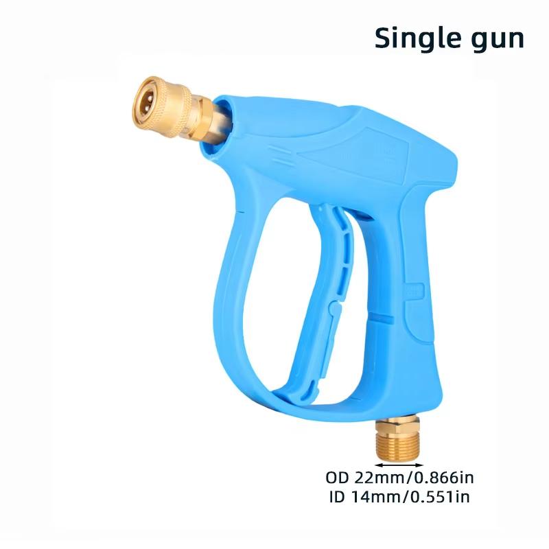 

High Pressure Car Wash Water Gun with Adjustable Nozzle, 1/4 Quick Connect for Garden Hose & Pressure Washer