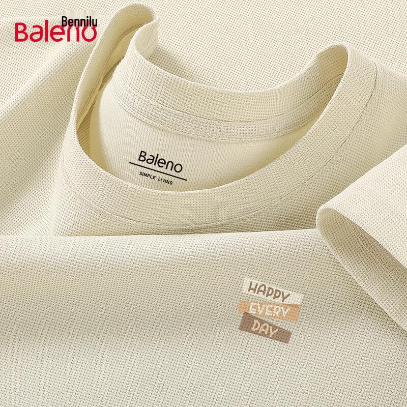 Baleno Men s Waffle Knit Short Sleeve T-Shirt L