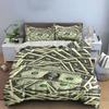 Dollar bills overlapping pattern. Bedding sets Duvet cover sets Duvet covers Pillowcases(1 * Duvet Cover 2 * Pillowcases without duvet insert)