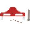 Wood Scribe Gauge, Center Finder Tool, Center Scriber, Marking Center Tool, 1mm Accuracy for Woodworking Device Woodworking Equipment(red)