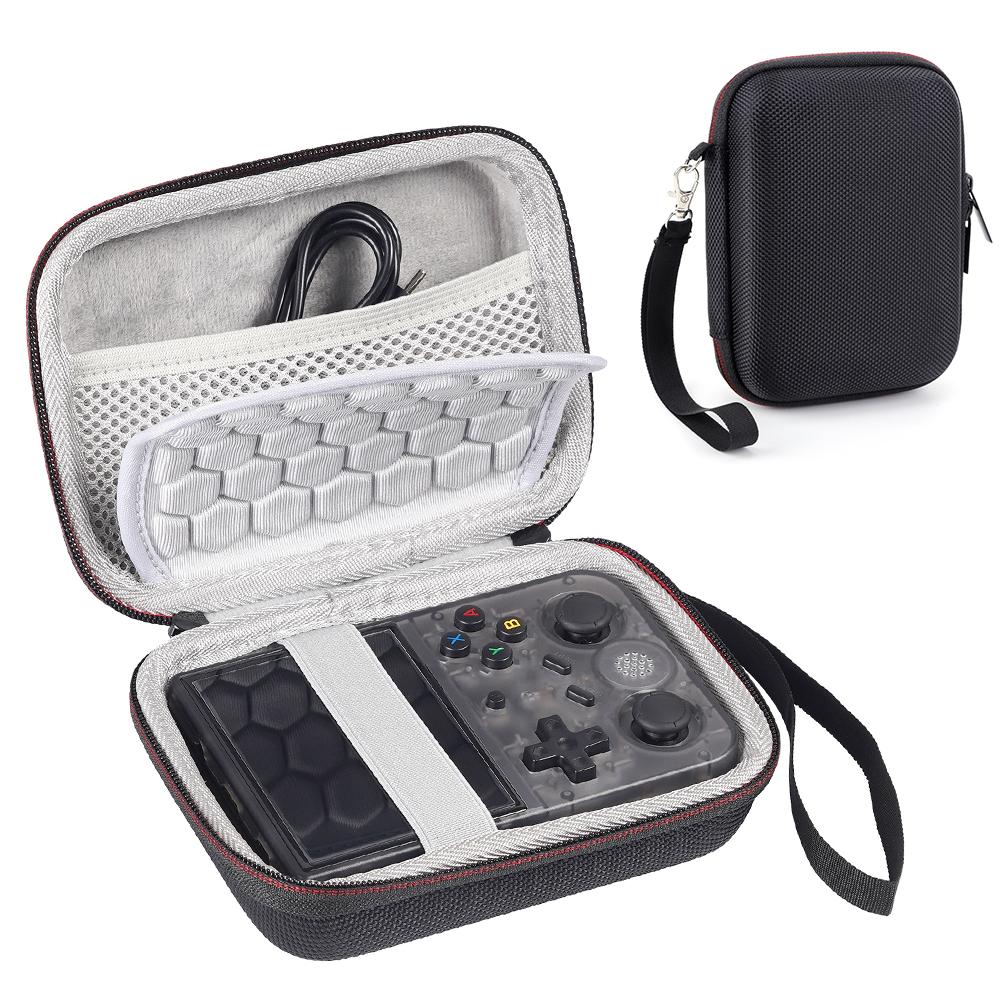 

Hard Carrying Case For Anbernic RG35XX/RG353VS/R36S Game Console Storage Bag with Mesh Pouch Anti-Scratch Travel Protective Case