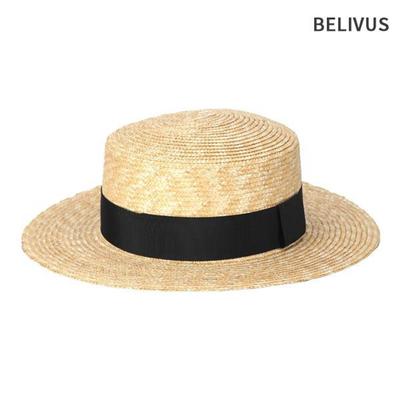 BELIVUS Men's Fedora BAN006 Summer Straw Brim Fedora