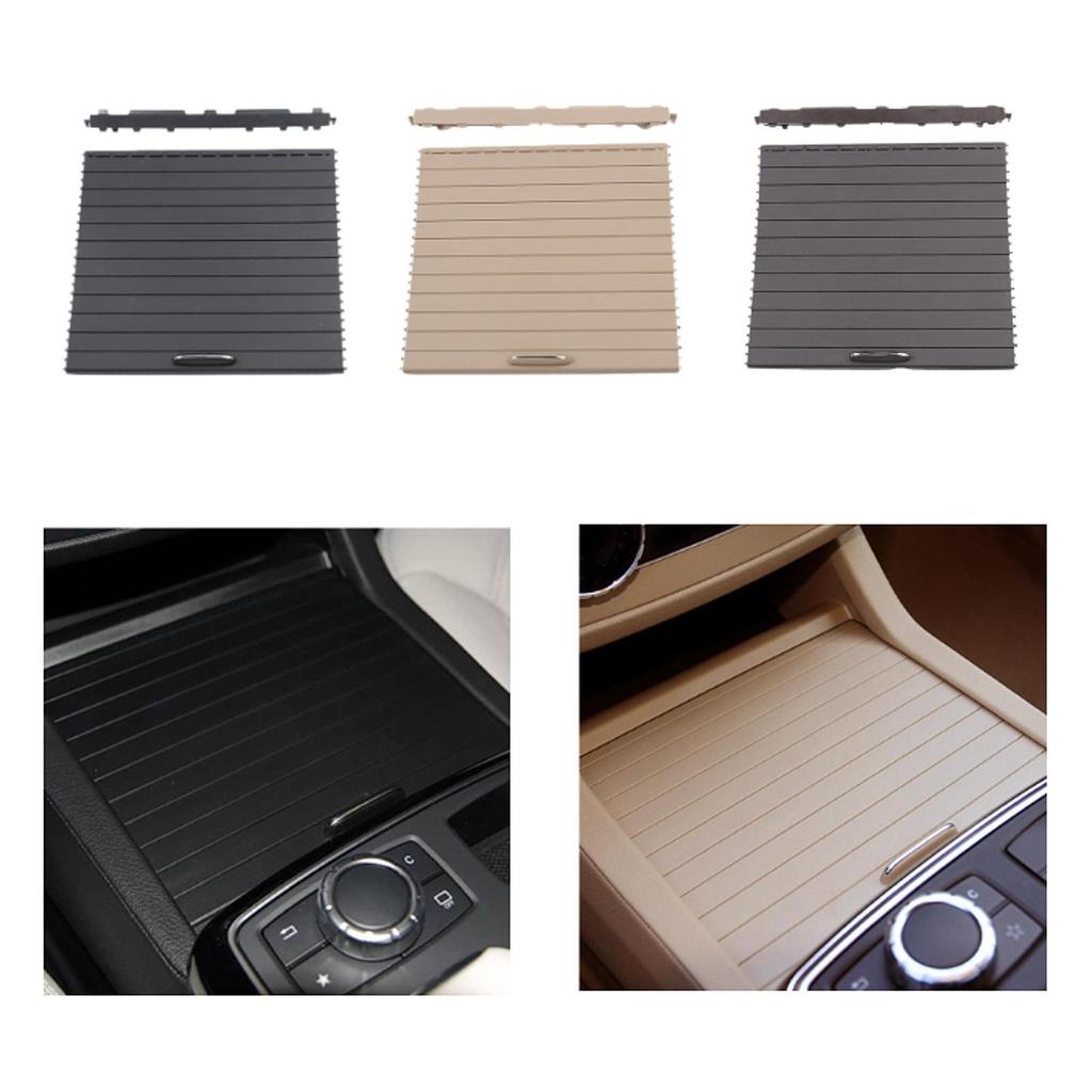 Center Console Roller Blind Sliding Cover PC ABS Plastic Automotive Accessory for Mercedes-benz ML W166 2012-2015 Replacement