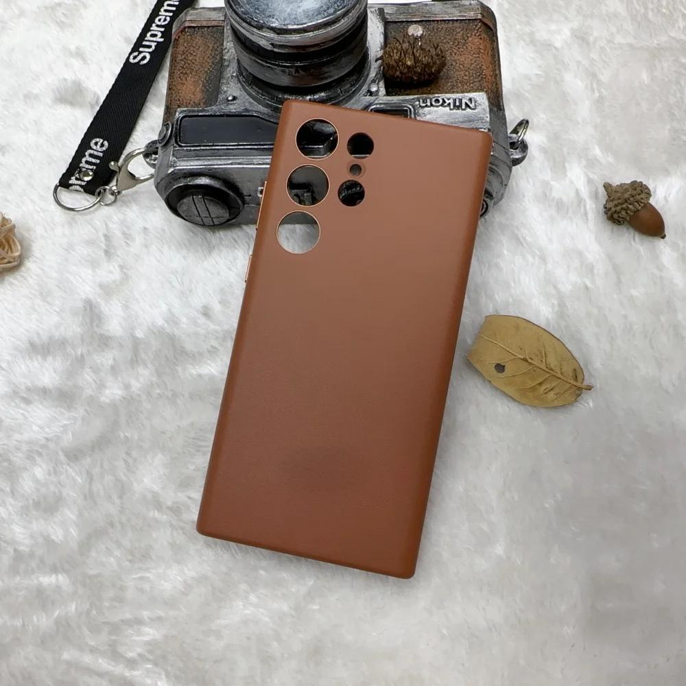 Luxury Official Leather Case Samsung Galaxy S24 Ultra S23 S22 Ultra S24 Plus All Inclusive Lens Protection Back Cover With Box