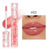 Glitzernder Lipgloss, Spiegel, Wasserglanz, Lipglasur, Antihaft-Becher, wasserdicht, perlmuttartiger, feuchtigkeitsspendender Lippenbalsam