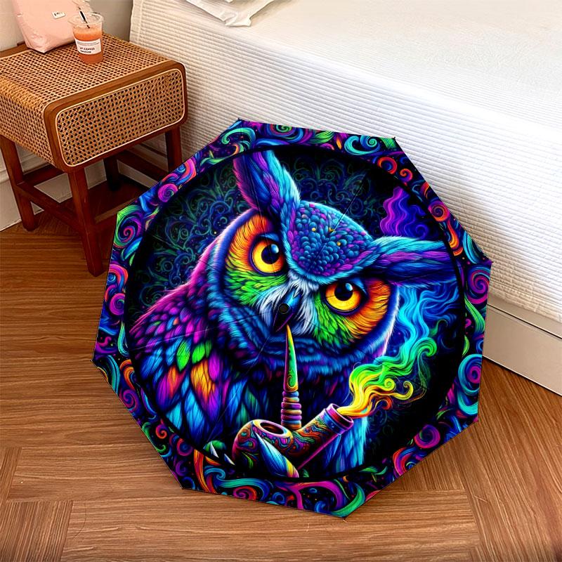 Colorfulanimals Pattern Pattern New Style Umbrella, 1 Piece Automatic Folding Umbrella, Portable Travel Umbrella, Outdoor Umbrella, Birthday Gift