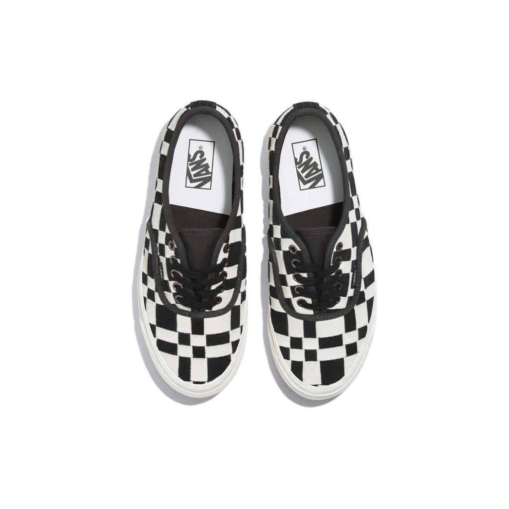 Vans Authentic 44 DX Woven Check - Black White Unisex Sneakers VN0A4BVYBA2