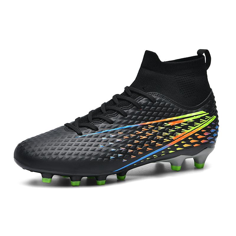 New youth cross-border football shoes outdoor spikes high-top FOOTBALL SHOES