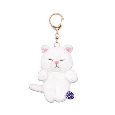 Naito Design Institute Bou-like Cat Mascot Shirobou Stuffed Toy Total Length Approx. 13.5cm