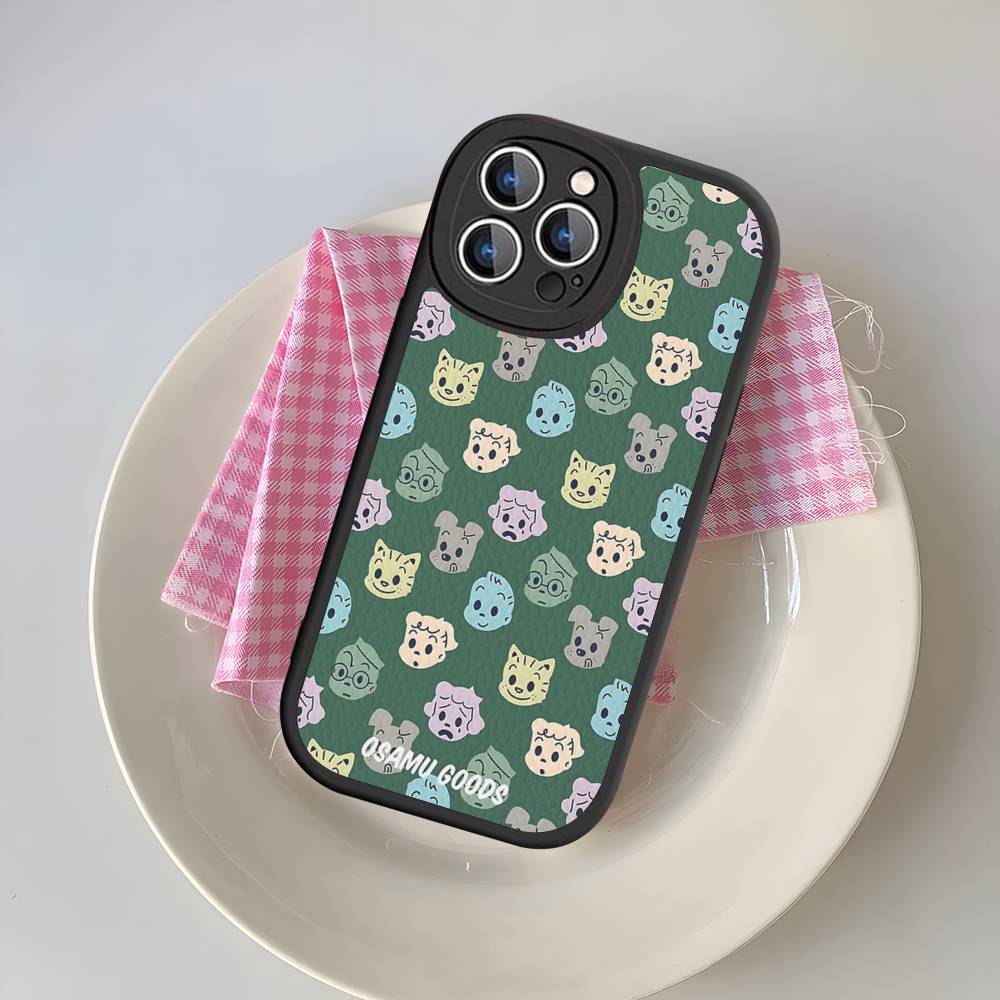 Fashion Osamu Goods Phone Case For IPhone 16 15 14 13 12 11 Pro Max Plus Shockproof Leather Cover
