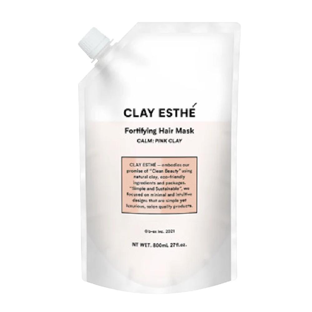 B-ex Clay Esthetic Fortifying Hair Mask Pink Clay (400ml / Refill 800ml)