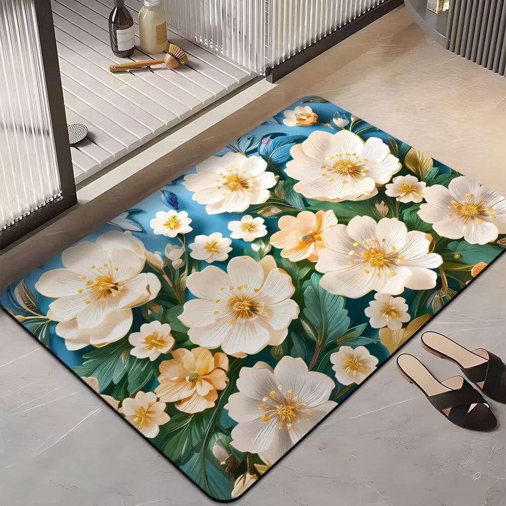 Bathroom Quick-drying Door Mat Diatom Mud Absorbent Floor Mat Toilet Toilet Entry Door Non-slip Mat Diatomaceous Earth Foot Mat
