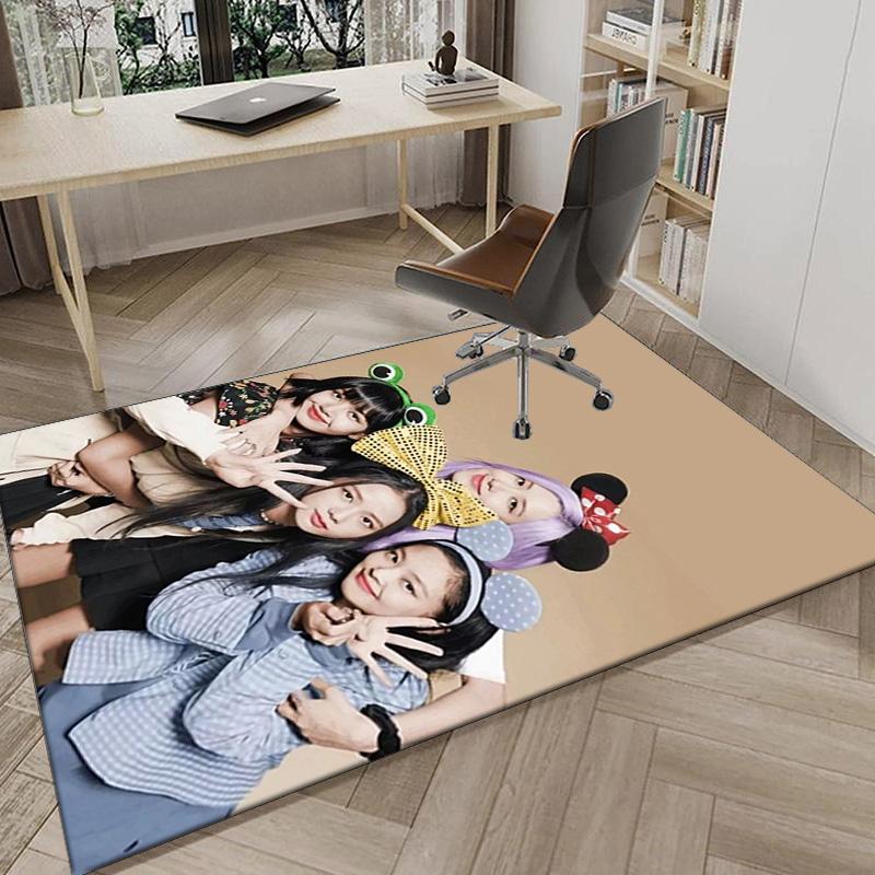 kpop BP Fashion Carpet, Chair Rug,Rug for Office Bedroom living rooms, Doormat decor Fan Gift Christmas Gift